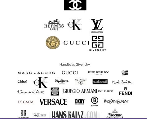 luxury handbag brands logo